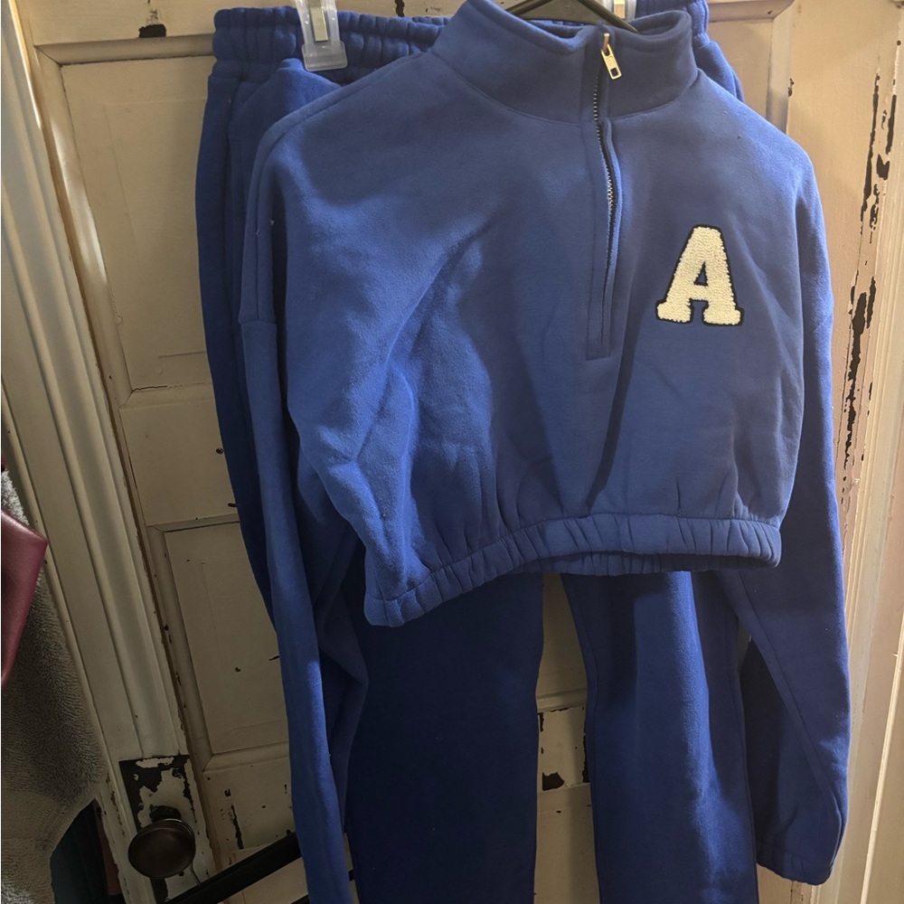 Adika Blue Tracksuit Set